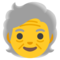 Older Person emoji on Google